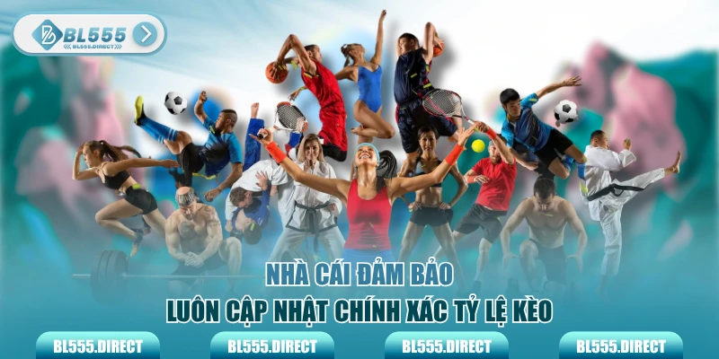 Nhà cái đảm bảo luôn cập nhật chính xác tỷ lệ kèo