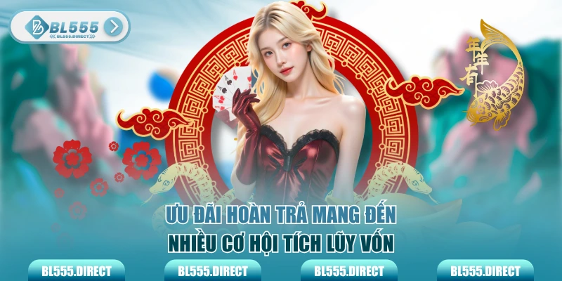 Ưu đãi hoàn trả mang đến nhiều cơ hội tích lũy vốn